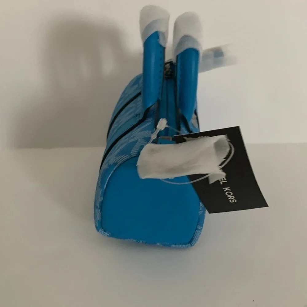 Michael Kors Gifting Sky Blue Micro Duffle Bag Key Fob